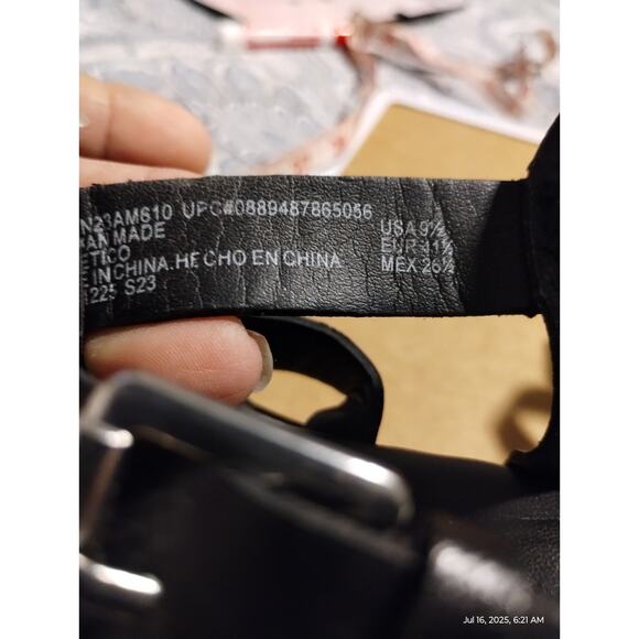 Madden NYC Women's size 9½ Genesis Block Heel Fisherman Gothic Rock Emo Sandals - Picture 10 of 10